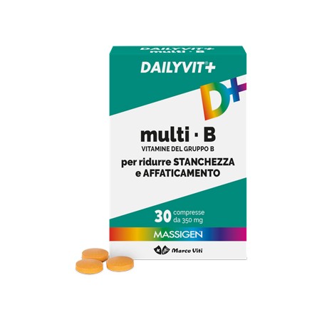 Marco Viti Dailyvit+ Multi B Vitamine Del Gruppo B 30 Compresse Marco Viti Dailyvit+ Multi B Vitamine Del Gruppo B 30 Compresse