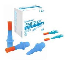 Terumo Lancette Pungidito Finetouch 23 Gauge 25 Pezzi