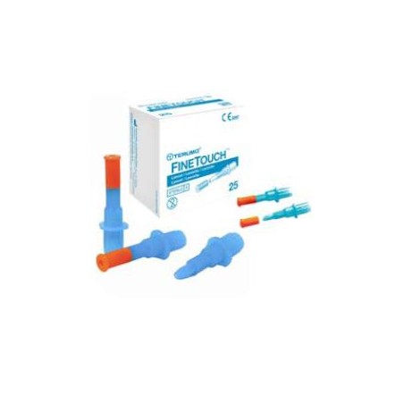 Terumo Lancette Pungidito Finetouch 23 Gauge 25 Pezzi Terumo Lancette Pungidito Finetouch 23 Gauge 25 Pezzi