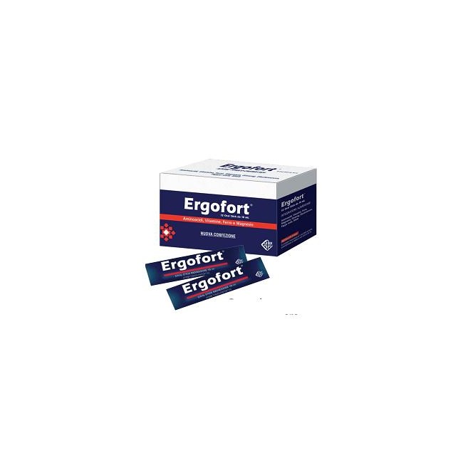 Ddfarma Ergofort 12 Bustine Stick Pack 10 Ml Ddfarma Ergofort 12 Bustine Stick Pack 10 Ml