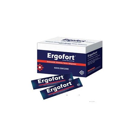 Ddfarma Ergofort 12 Bustine Stick Pack 10 Ml Ddfarma Ergofort 12 Bustine Stick Pack 10 Ml