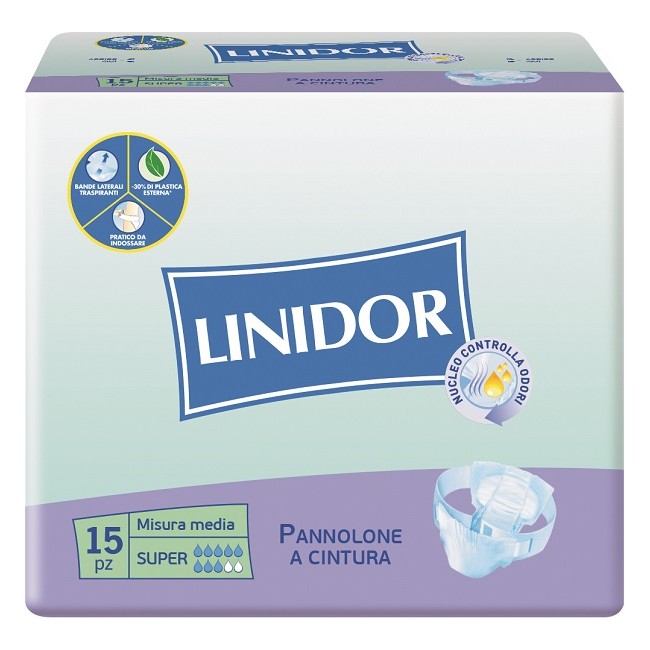 Fater Pannolone Linidor Super Pannolino A Cintura Mm 15 Pezzi