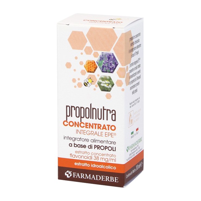 Farmaderbe Propolnutra Epe Concentrato Estratto Idroalcolico 30 Ml Farmaderbe Propolnutra Epe Concentrato Estratto Idroalcolico 30 Ml