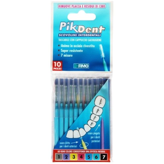 Fimo Pikdent Stuzzicolino 1 Grigio 10 Pezzi Fimo Pikdent Stuzzicolino 1 Grigio 10 Pezzi