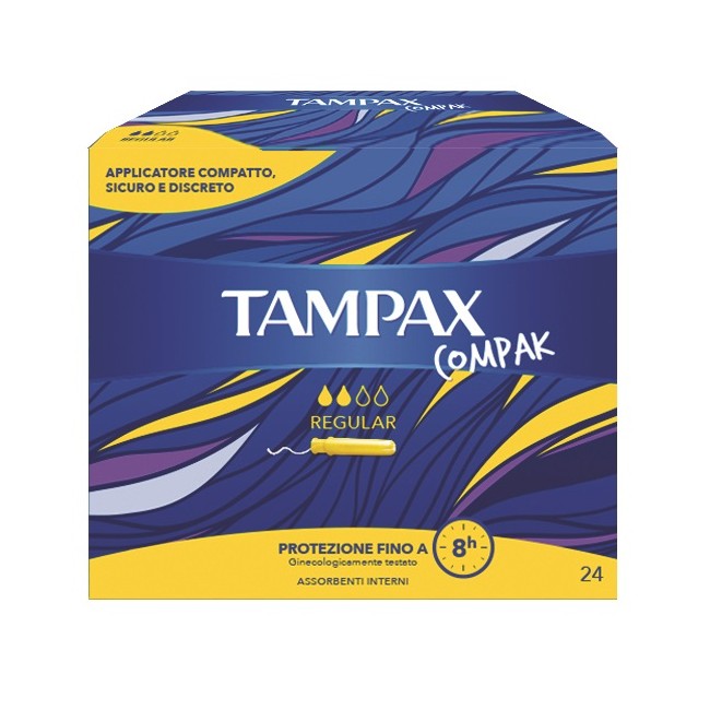Fater Tampax Compax Regular 24 Pezzi Fater Tampax Compax Regular 24 Pezzi