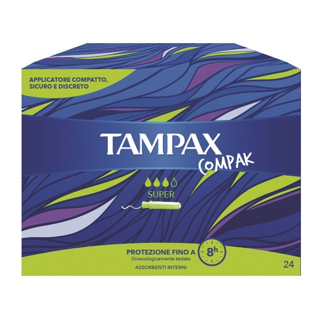 Fater Tampax Compak Super 24 Pezzi Fater Tampax Compak Super 24 Pezzi