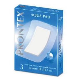 Safety Garza Compressa Prontex Aqua Pad 10x12,5 Cm 3 Pezzi