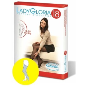 Gloria Med Ladygloria 18 Autoreggente Punta Aperta Daino 2