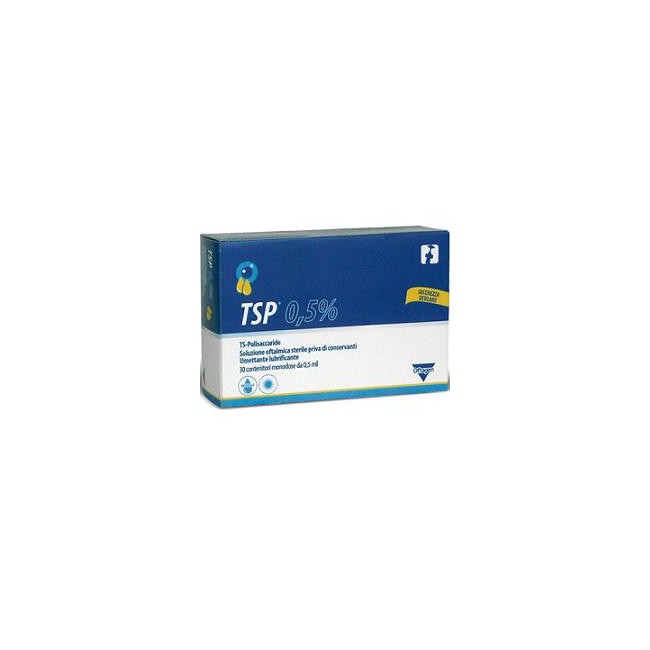 Diadema Farmaceutici Tsp 0,5% Soluzione Oftalmica Umettante Lubrificante 30 Flaconcini Monodose 0,5 Ml