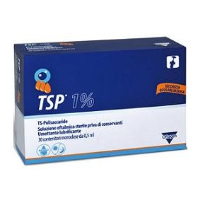 Diadema Farmaceutici Tsp 1% Soluzione Oftalmica Umettante Lubrificante 30 Flaconcini Monodose 0,5 Ml