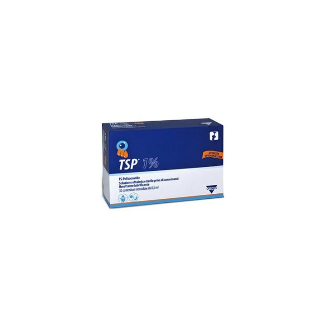 Diadema Farmaceutici Tsp 1% Soluzione Oftalmica Umettante Lubrificante 30 Flaconcini Monodose 0,5 Ml