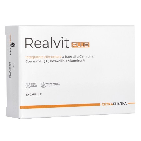 Cetra Pharma Realvit Plus 30 Capsule Da 480 Mg Cetra Pharma Realvit Plus 30 Capsule Da 480 Mg