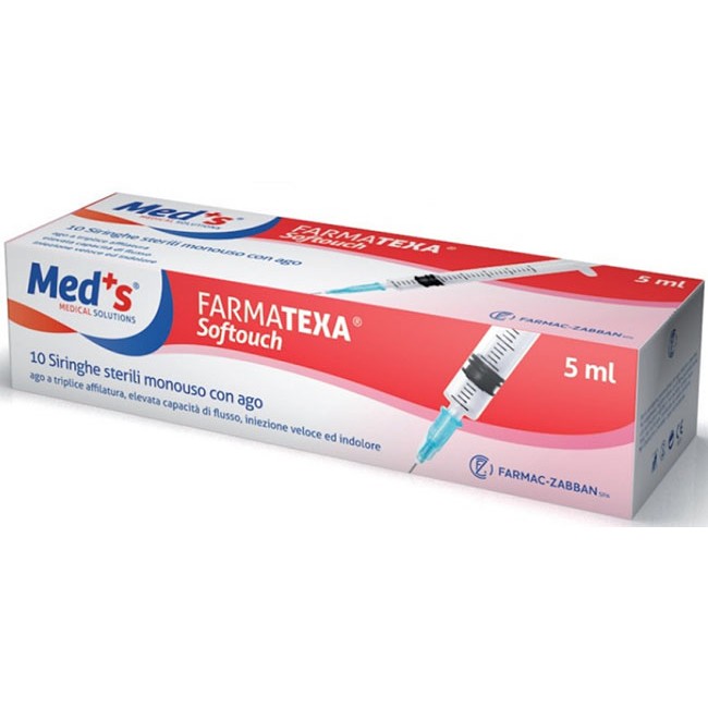 Farmac-zabban Siringa Meds 5 Ml 14 Gauge 10 Pezzi Farmac-zabban Siringa Meds 5 Ml 14 Gauge 10 Pezzi