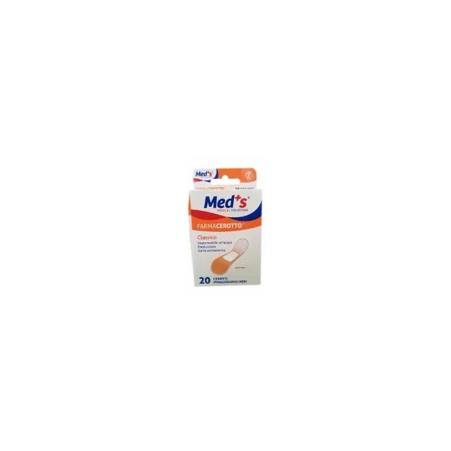 Farmac-zabban Cerotto Meds Poliuretano Ipoallergenico Classico Medio 20 Pezzi Farmac-zabban Cerotto Meds Poliuretano Ipoallergenico Classico Medio 20 Pezzi