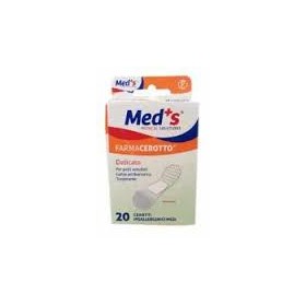 Farmac-zabban Cerotto Meds Strip Delicato Tessuto Non Tessuto Medio 20 Pezzi