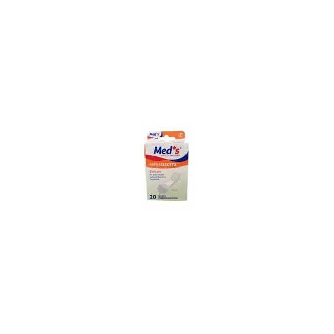 Farmac-zabban Cerotto Meds Strip Delicato Tessuto Non Tessuto Medio 20 Pezzi