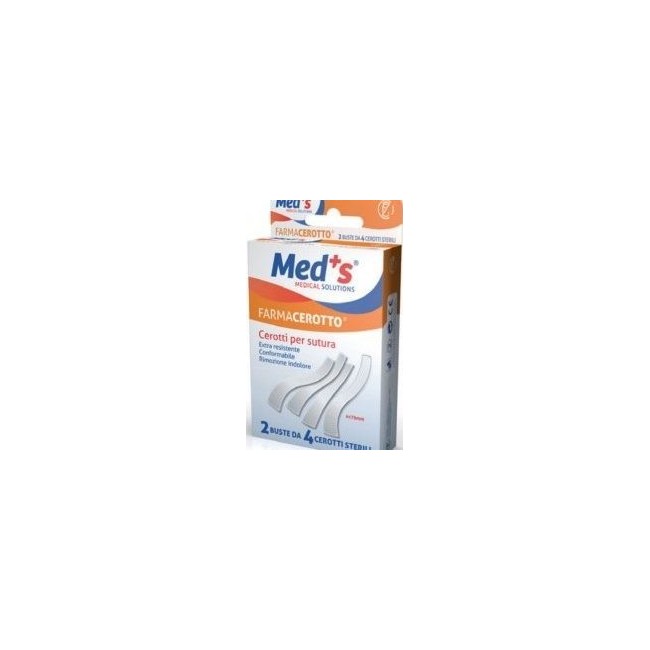 Farmac-zabban Cerotto Meds Per Sutura 4x76 Mm 8 Pezzi
