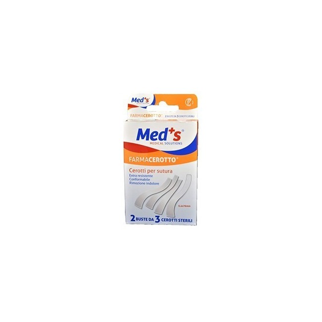 Farmac-zabban Cerotto Meds Per Sutura 6,4x76 Mm 6 Pezzi Farmac-zabban Cerotto Meds Per Sutura 6,4x76 Mm 6 Pezzi