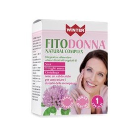 Winter Fito Donna Naturalcomplex Integratore Alimentare a Base di Estratti Vegetali di Soia Trifoglio Rosso e Cimicifuga per i D