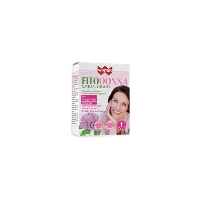 Winter Fito Donna Naturalcomplex Integratore Alimentare a Base di Estratti Vegetali di Soia Trifoglio Rosso e Cimicifuga per i D