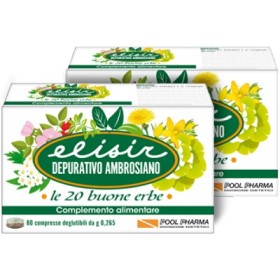 Pool Pharma Elisir Depurativo Ambrosiano 20 Compresse 5,3 G