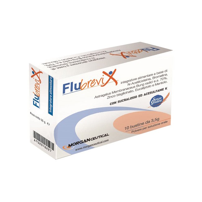 Morganceutical Flubrevix 10 Bustine 3,5 G Morganceutical Flubrevix 10 Bustine 3,5 G