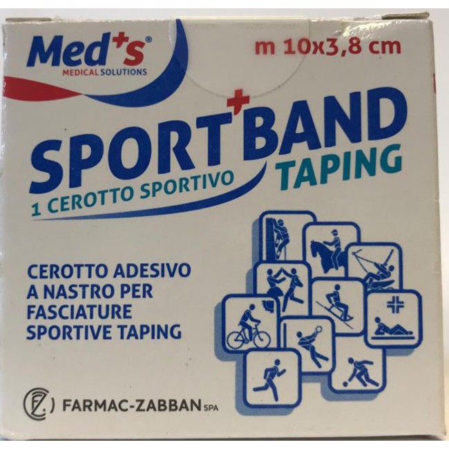 Farmac-zabban Cerotto Meds Tela Bianca Sportivo 1000x3,8 Cm Farmac-zabban Cerotto Meds Tela Bianca Sportivo 1000x3,8 Cm