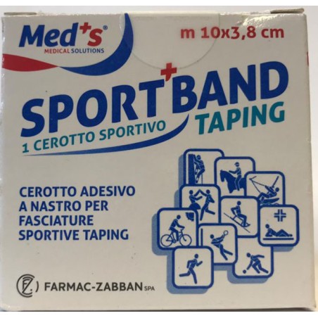 Farmac-zabban Cerotto Meds Tela Bianca Sportivo 1000x3,8 Cm Farmac-zabban Cerotto Meds Tela Bianca Sportivo 1000x3,8 Cm