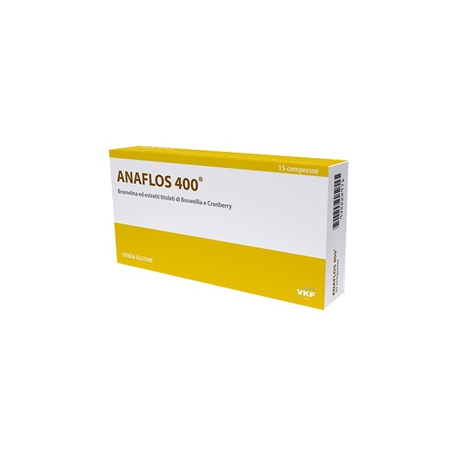 Vkf Italia Anaflos 400 15 Compresse 400 Mg Vkf Italia Anaflos 400 15 Compresse 400 Mg
