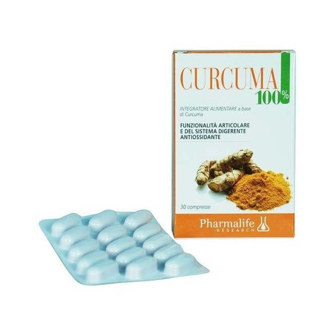 Pharmalife Research Curcuma 100% 30 Compresse Pharmalife Research Curcuma 100% 30 Compresse
