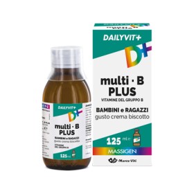 Marco Viti Dailyvit+ Multi B Plus Vitamine Del Gruppo B Per Bambini E Ragazzi Gusto Crema Biscotto 125 Ml