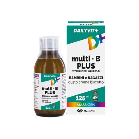 Marco Viti Dailyvit+ Multi B Plus Vitamine Del Gruppo B Per Bambini E Ragazzi Gusto Crema Biscotto 125 Ml Marco Viti Dailyvit+ Multi B Plus Vitamine Del Gruppo B Per Bambini E Ragazzi Gusto Crema Biscotto 125 Ml
