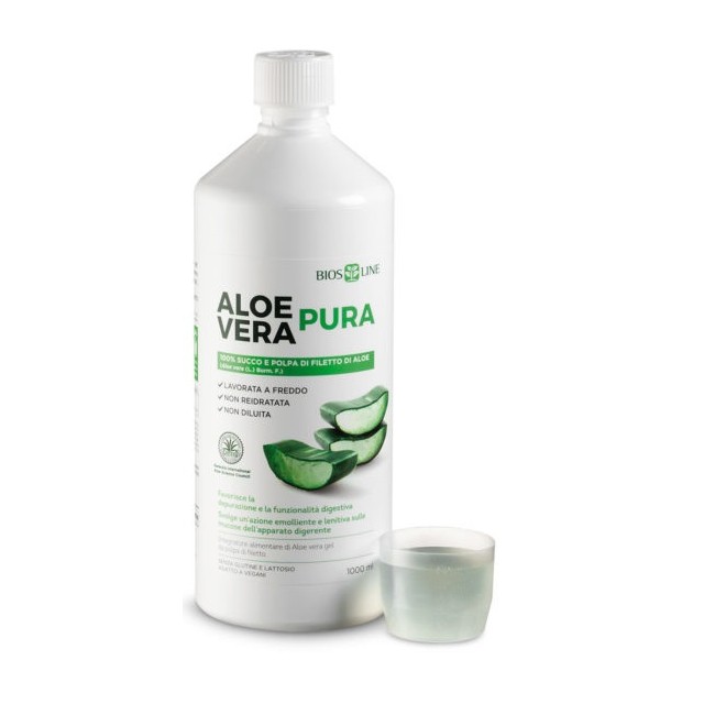 Bios Line Biosline Aloe Vera Succo Polpa 1 Litro