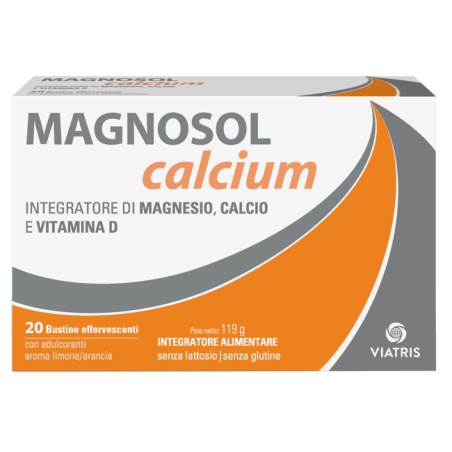 Meda Pharma Magnosol Calcium Polvere Effervescente 20 Bustine Meda Pharma Magnosol Calcium Polvere Effervescente 20 Bustine