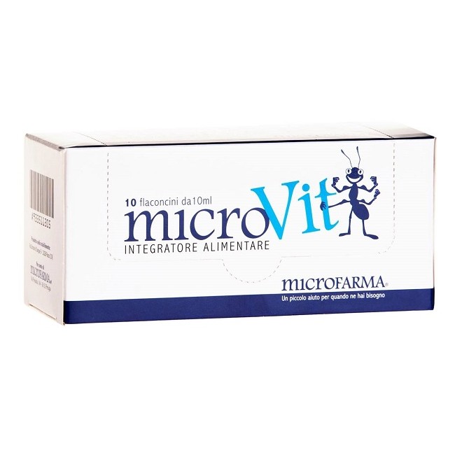 Microfarma Microvit 10 Flaconcini Da 10 Ml