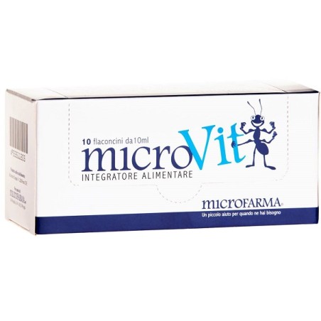 Microfarma Microvit 10 Flaconcini Da 10 Ml Microfarma Microvit 10 Flaconcini Da 10 Ml
