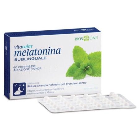 Bios Line Vitacalm Melatonina Sublinguale 60 Compresse 1 Mg Bios Line Vitacalm Melatonina Sublinguale 60 Compresse 1 Mg