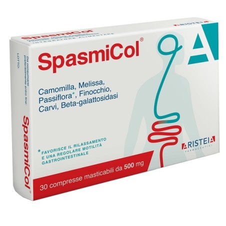 Aristeia Farmaceutici Spasmicol 30 Compresse Masticabili 500 Mg Aristeia Farmaceutici Spasmicol 30 Compresse Masticabili 500 Mg