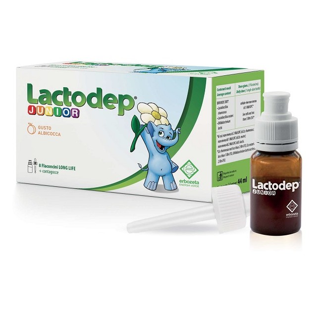 Erbozeta Lactodep Junior 8 Flaconcini X 5,5 Ml Erbozeta Lactodep Junior 8 Flaconcini X 5,5 Ml