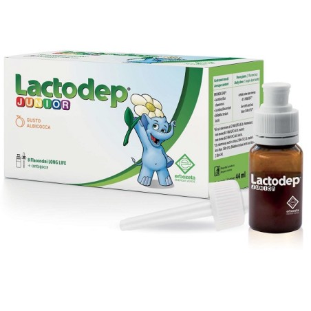 Erbozeta Lactodep Junior 8 Flaconcini X 5,5 Ml