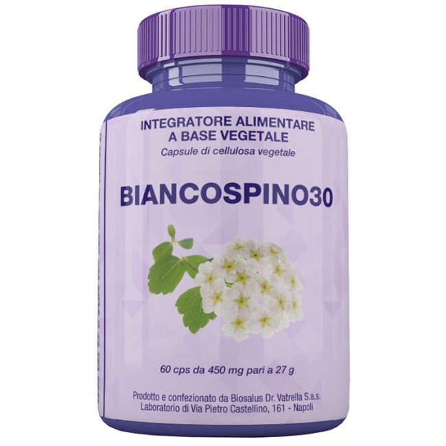 Biosalus Biancospino30 60 Capsule 27 Grammi Biosalus Biancospino30 60 Capsule 27 Grammi