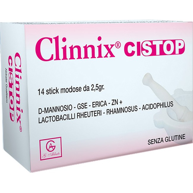 Abbate A&v Pharma Clinner Cistop 14 Bustine Stick Pack Monodose Astuccio 35 G Abbate A&v Pharma Clinner Cistop 14 Bustine Stick Pack Monodose Astuccio 35 G