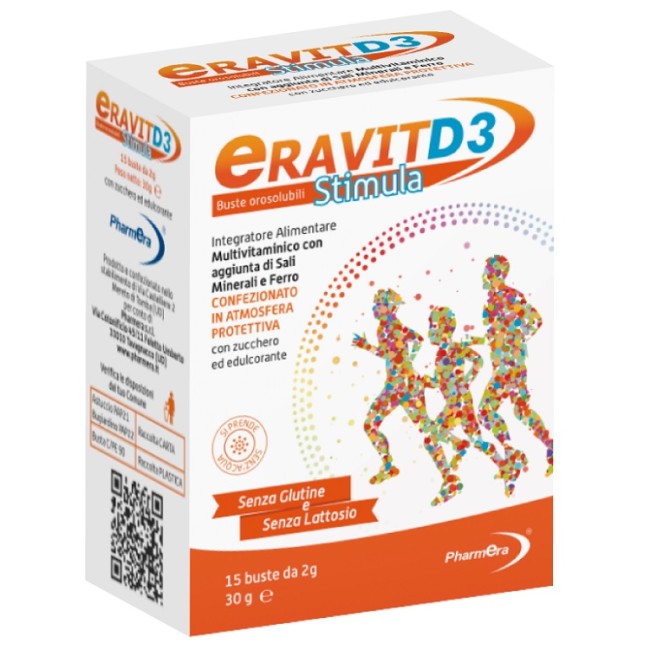 Pharmera Eravit D3 Stimula 15 Bustine Stick Pack 2 G Pharmera Eravit D3 Stimula 15 Bustine Stick Pack 2 G
