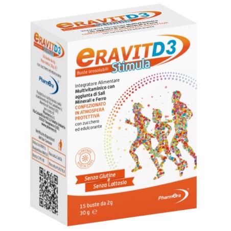 Pharmera Eravit D3 Stimula 15 Bustine Stick Pack 2 G Pharmera Eravit D3 Stimula 15 Bustine Stick Pack 2 G