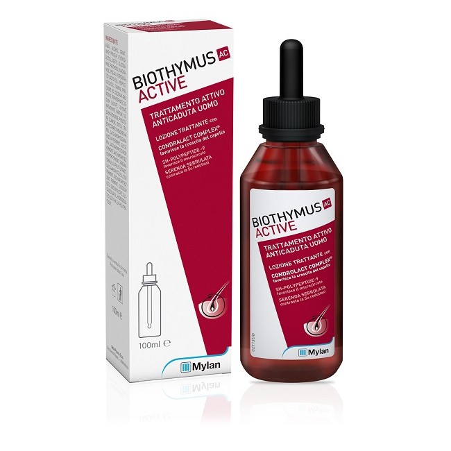 Meda Pharma Biothymus Ac Active Trattamento Attivo Anticaduta Uomo Lozione 100 Ml