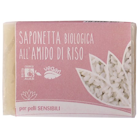 Fior Di Loto Saponetta Amido Di Riso Bio Fior Di Loto Saponetta Amido Di Riso Bio