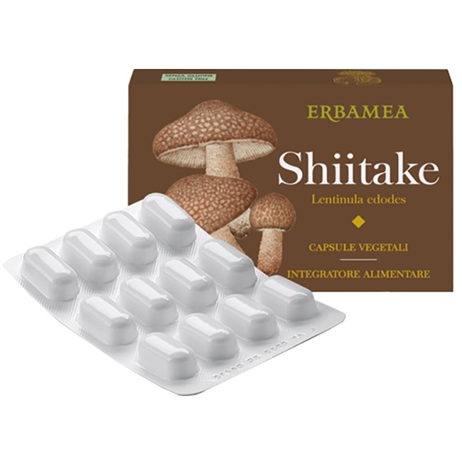 Erbamea Shitake 24 Capsule Vegetali Erbamea Shitake 24 Capsule Vegetali