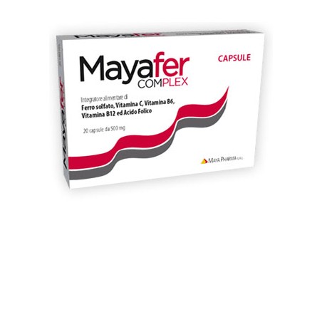 Maya Pharma Mayafer Complex 20 Capsule Blister 10 G Maya Pharma Mayafer Complex 20 Capsule Blister 10 G