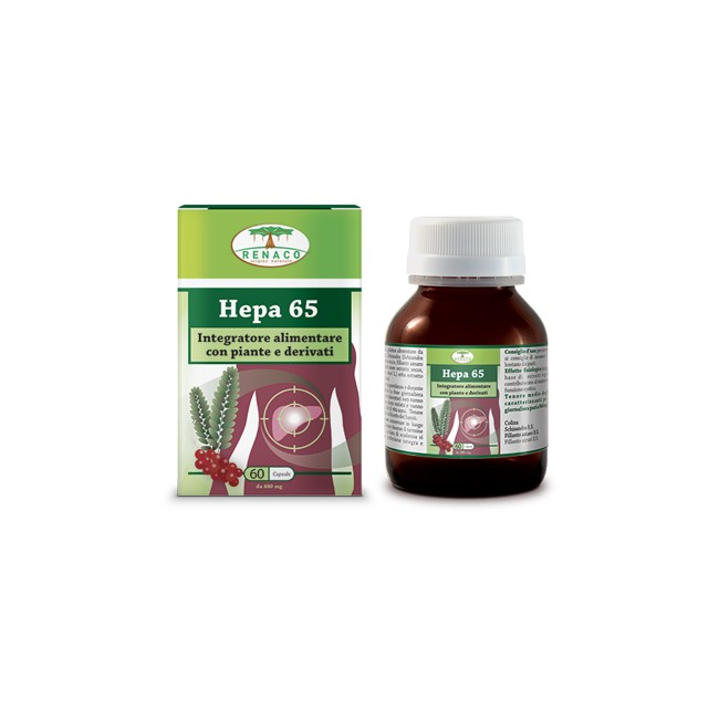 Renaco Hepa 65 60 Capsule Flacone 28,8 G Renaco Hepa 65 60 Capsule Flacone 28,8 G