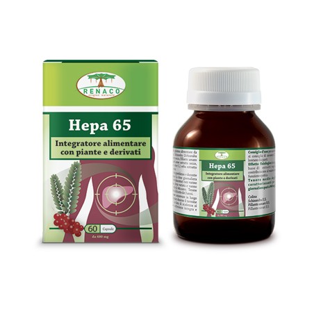 Renaco Hepa 65 60 Capsule Flacone 28,8 G Renaco Hepa 65 60 Capsule Flacone 28,8 G